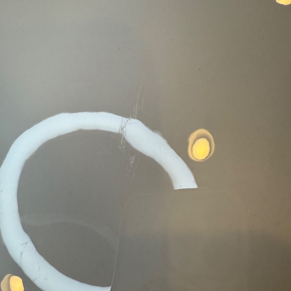 Vtg Mikasa Blue Point Pattern Cera Stone 3134-B Chop Plate Round Platter 12" - Picture 4 of 5